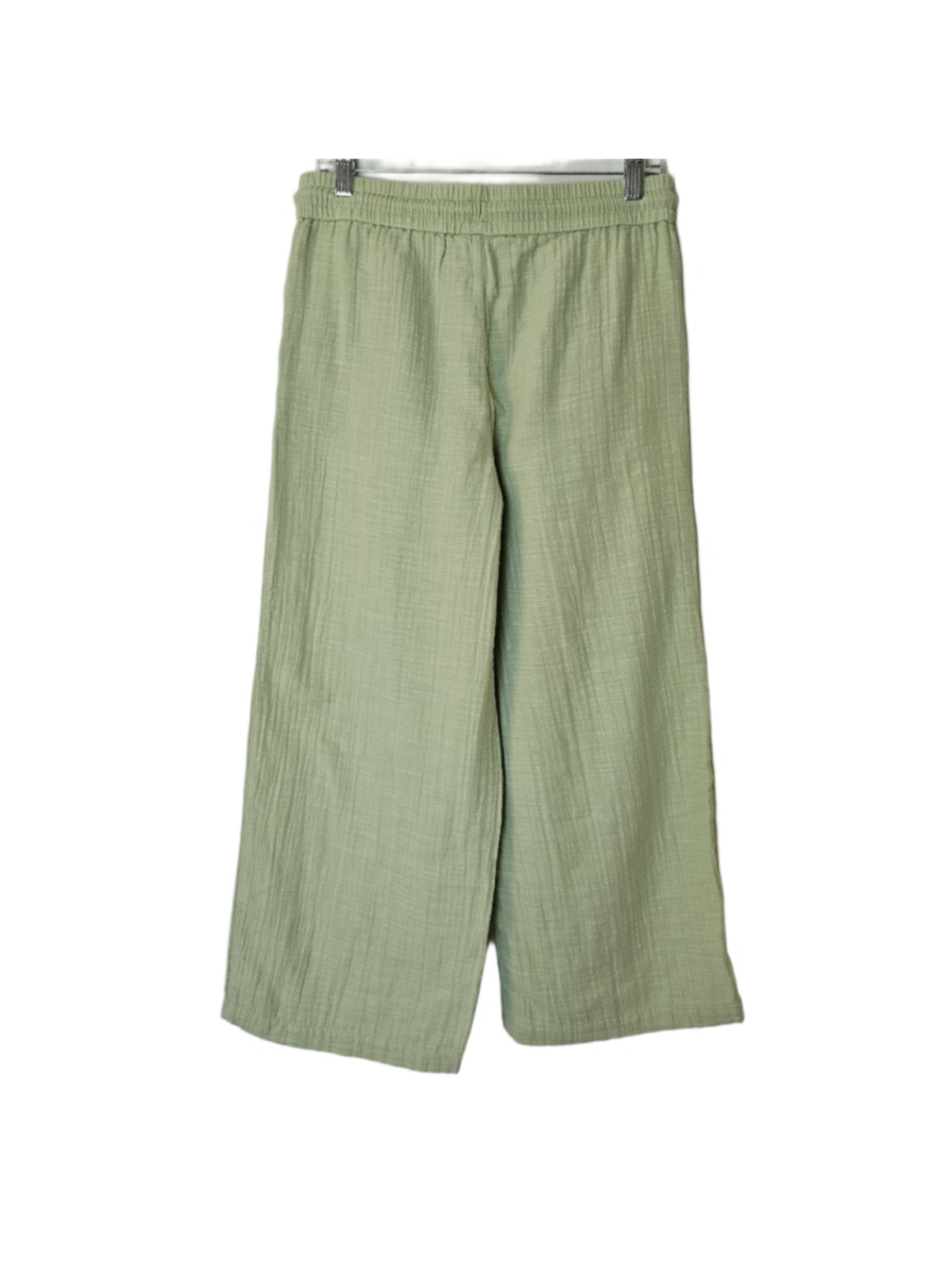 Tommy Bahama Island Gauze Wide Leg Cropped Pants XS Light Green Beachy Coastal - Picture 4 of 9